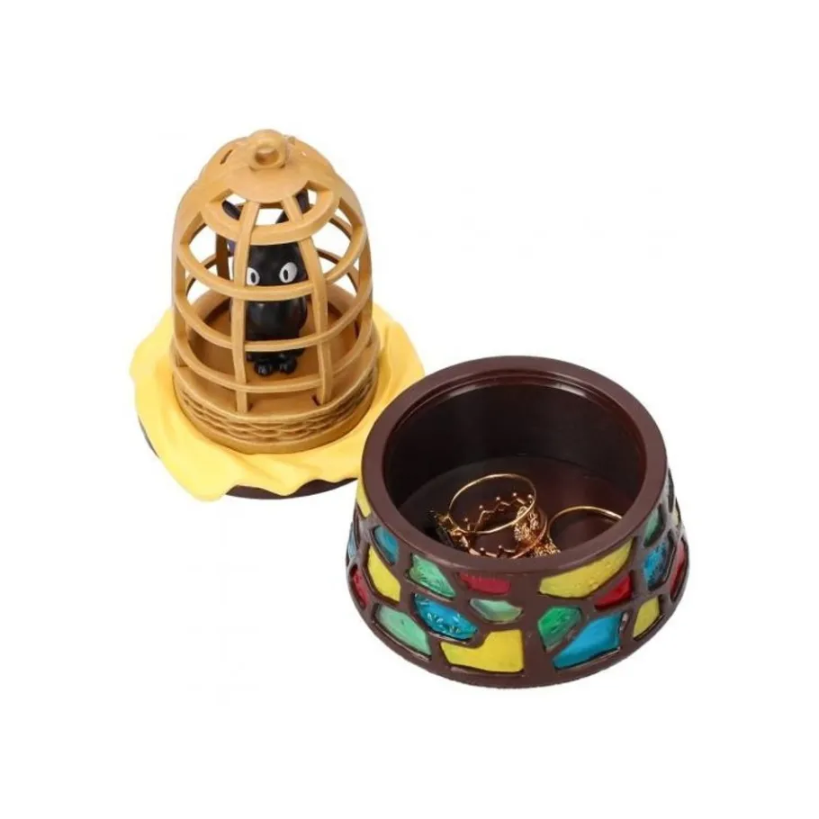 Maison Ghibli Accessory Box Jiji In Basket - Kiki'S Delivery Service