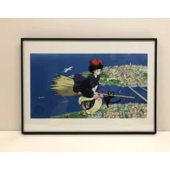 Maison Ghibli Art Cel Kiki Delivers A Gift - Studio Ghibli Hot