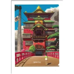 Maison Ghibli A4 Size Clear Folder Aburaya - Sprited Away