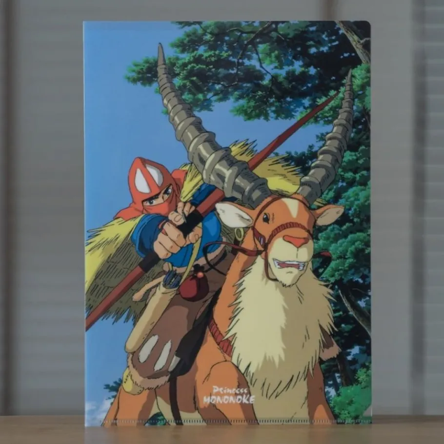 Maison Ghibli A4 Size Clear Folder Ashitaka And Yakul - Princesse Mononoke Discount
