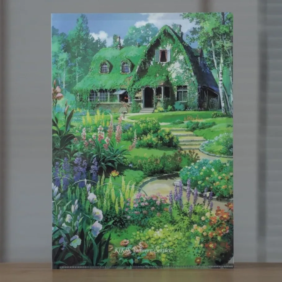 Maison Ghibli A4 Size Clear Folder Kiki'S House - Kiki'S Delivery Service Clearance