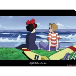 Maison Ghibli A4 Size Clear Folder Kiki & Tombo By The Sea - Kiki'S Delivery Servic New