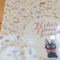 Maison Ghibli A4 Size Clear With 3 Flaps Flowers - Kiki'S Delivery Service Best