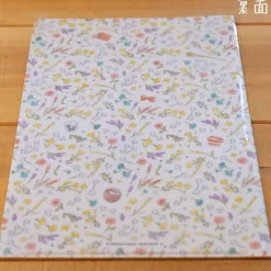 Maison Ghibli A4 Size Clear With 3 Flaps Flowers - Kiki'S Delivery Service Best