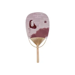 Maison Ghibli Bamboo Fan Chihiro & No Face On The Train - Spirited Away Discount