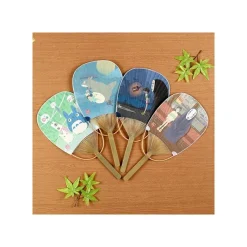 Maison Ghibli Bamboo Fan Chihiro & No Face - Spirited Away Hot