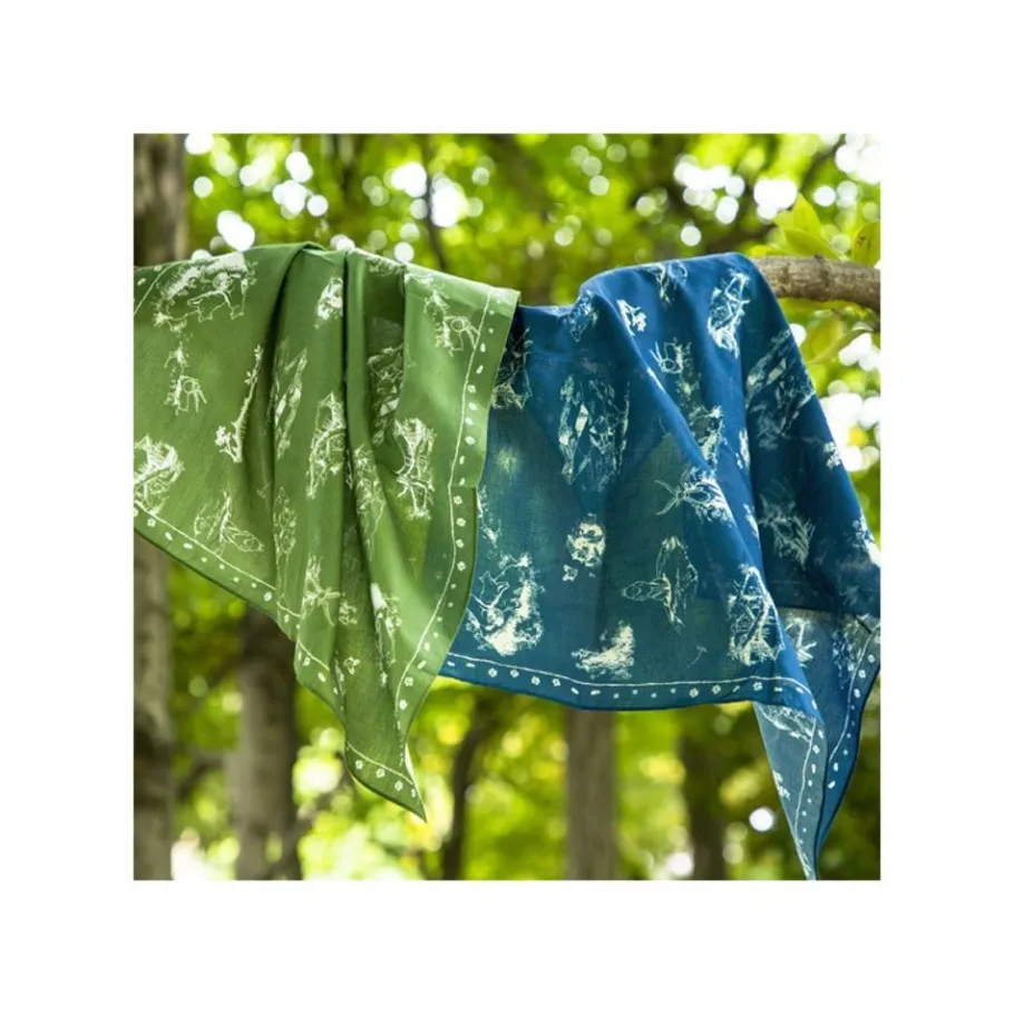 Maison Ghibli Bandana Blue Living Together - Princess Mononoke Hot