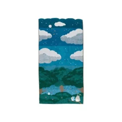 Maison Ghibli Bath Towel Under The Moon 60 X 120 Cm - My Neighbor Totoro Sale