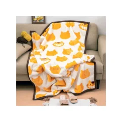 Maison Ghibli Blanket Catbus Silhouette 100X140 Cm - My Neighbor Totoro Sale