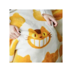 Maison Ghibli Blanket Catbus Silhouette 100X140 Cm - My Neighbor Totoro Sale
