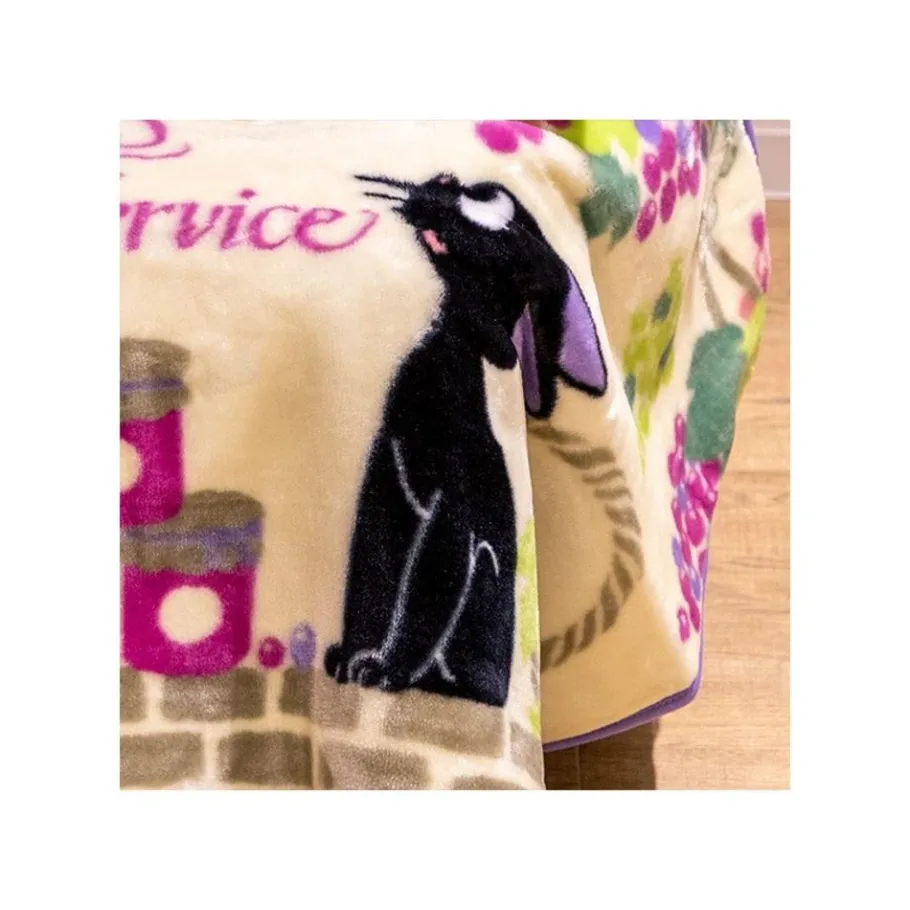 Maison Ghibli Blanket Jiji Grappes 70X100 Cm - Kiki'S Delivery Service New
