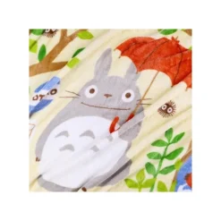 Maison Ghibli Blanket Totoro Bus Stop 80X150 Cm - My Neighbor Totoro New