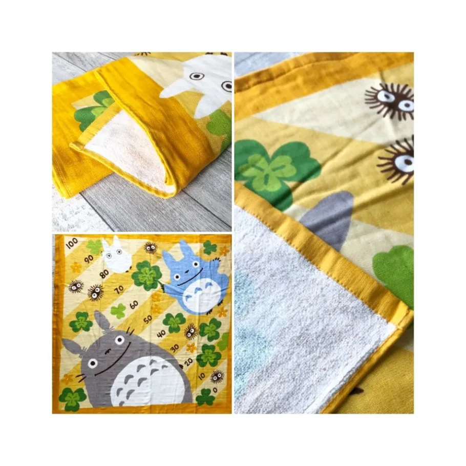 Maison Ghibli Blanket Totoro Clover 90X90 Cm - My Neighbor Totoro Outlet