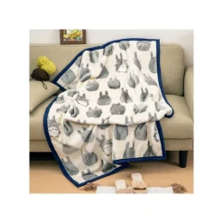 Maison Ghibli Blanket Totoro Silhouette 100X140 Cm - My Neighbor Totoro Best