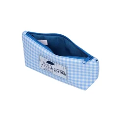Maison Ghibli Blue Checkered Pencil Case - My Neighbor Totoro New