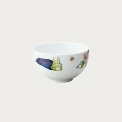 Maison Ghibli Bowl 13Cm Totoro Eggplant And Flower - My Neighbor Totoro Online