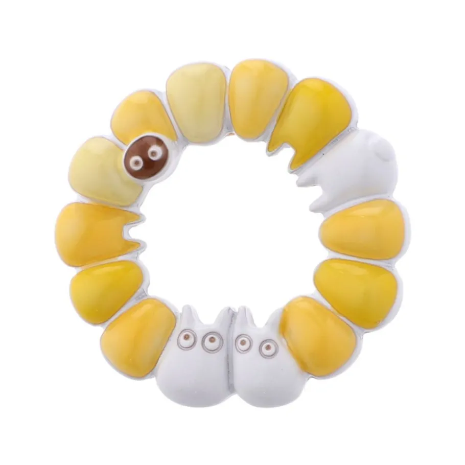 Maison Ghibli Brooch Totoro & Corn - My Neighbor Totoro New