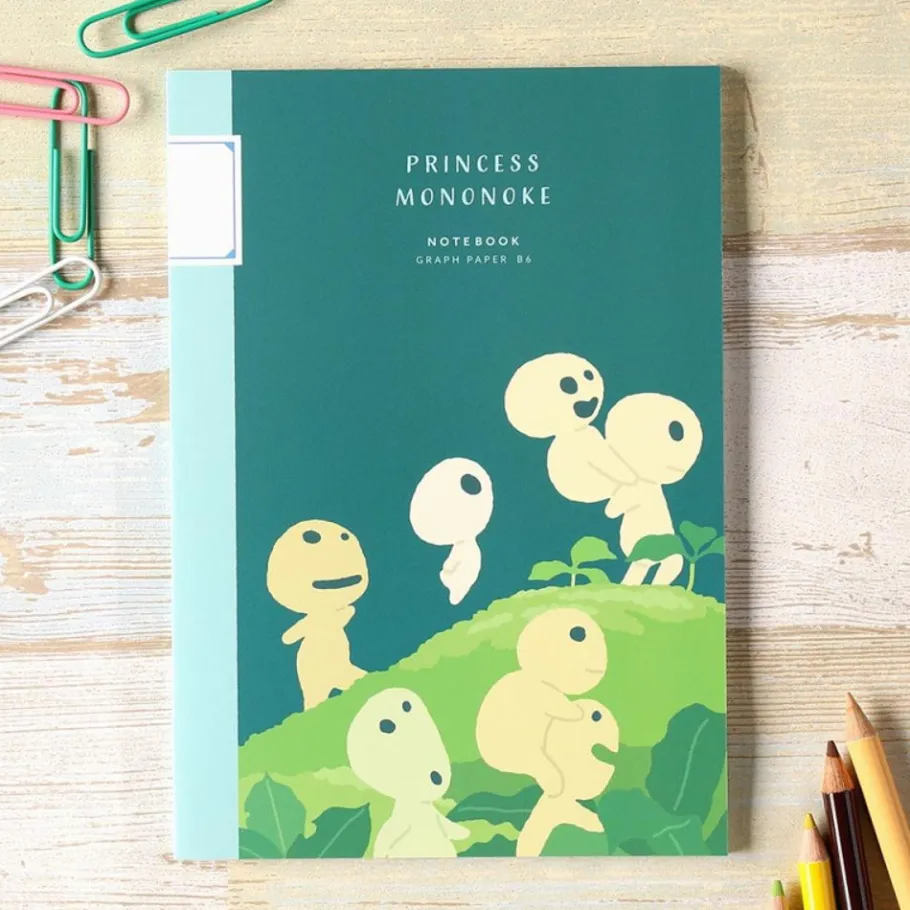 Maison Ghibli Carnet De Notes B6 Kodama - Princess Mononoke Best