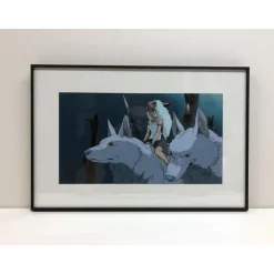 Maison Ghibli Cel Art San And His Wolf Brothers - Studio Ghibli Outlet