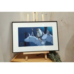 Maison Ghibli Cel Art San And His Wolf Brothers - Studio Ghibli Outlet