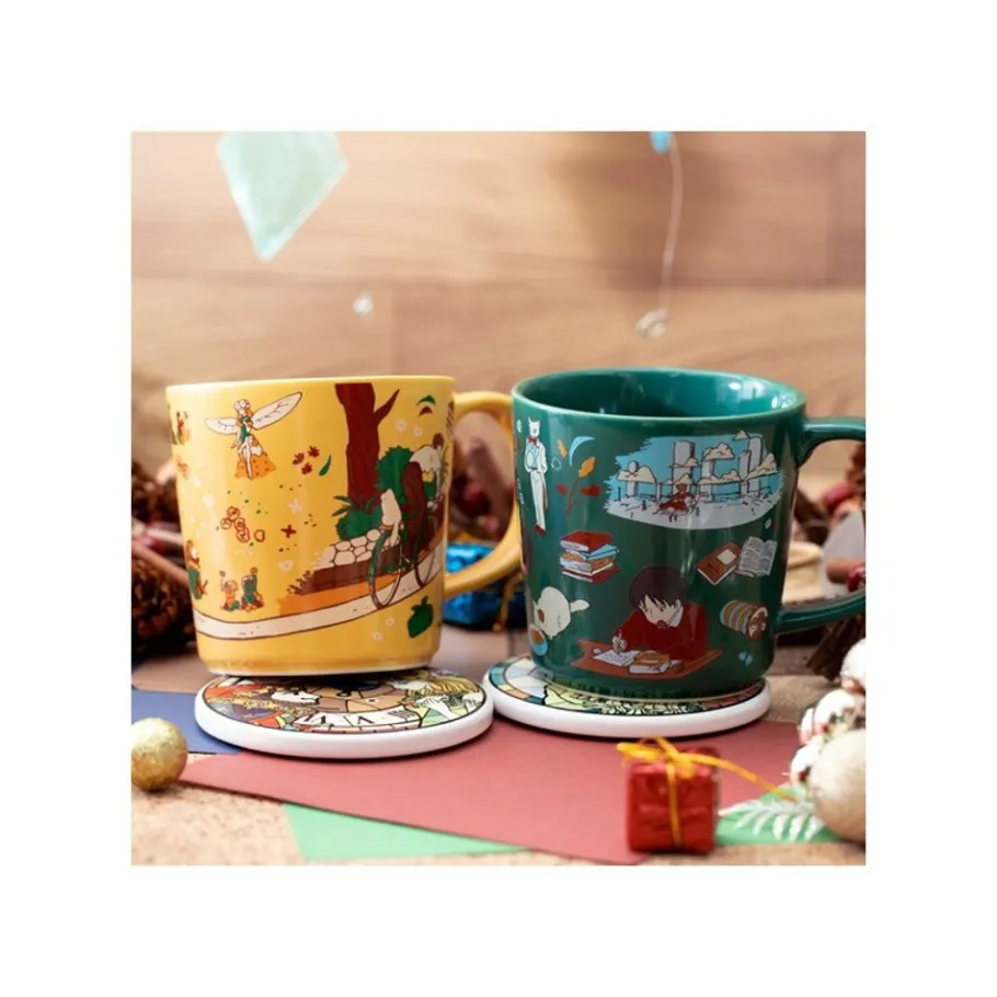 Maison Ghibli Ceramic Coaster Baron & Louise - Whisper Of The Heart Discount