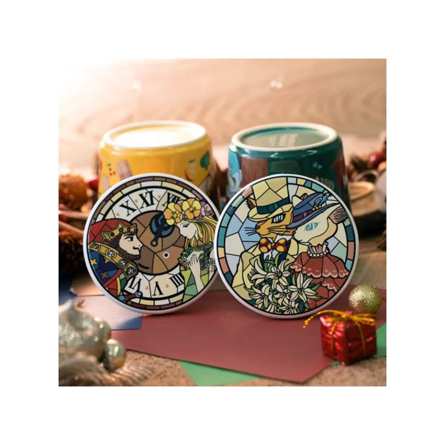 Maison Ghibli Ceramic Coaster King Of Dwarf & Princess - Whisper Of The Heart Clearance