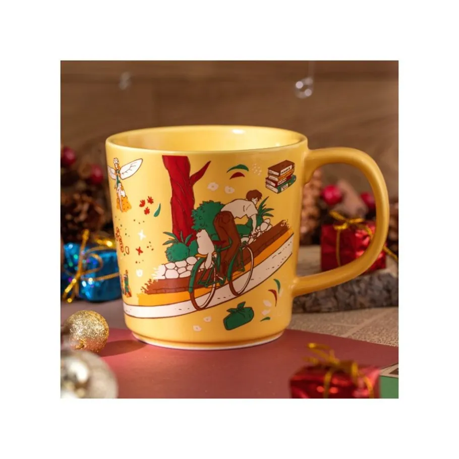 Maison Ghibli Ceramic Cup Chasing The Cat - Whisper Of The Heart New