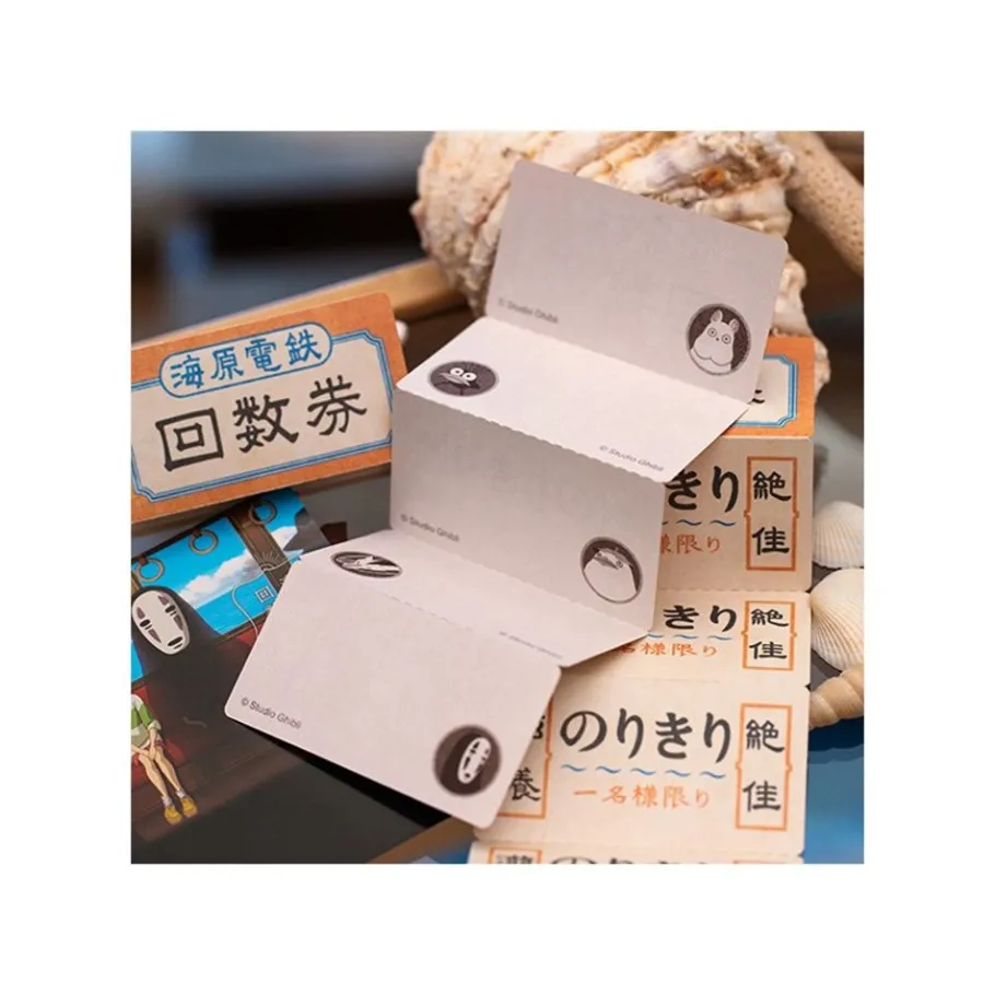 Maison Ghibli Chihiro Mini Notepad Block Train Ticket - Spirited Away