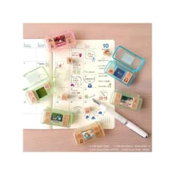 Maison Ghibli Chihiro Takes The Train Mini Stamp Set Blue - Spirited Away Clearance