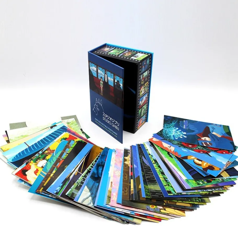 Maison Ghibli 100 Collectible Postcards Box - Studio Ghibli Clearance