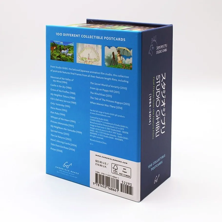 Maison Ghibli 100 Collectible Postcards Box - Studio Ghibli Clearance