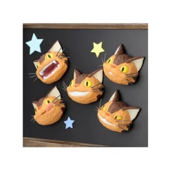 Maison Ghibli Collection Catbus Faces Assorted 6 Magnets - My Neighbor Totoro Hot