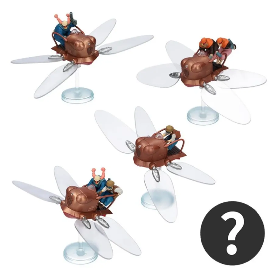 Maison Ghibli Collection Flaptter Assorted 5 Figurines - Castle In The Sky