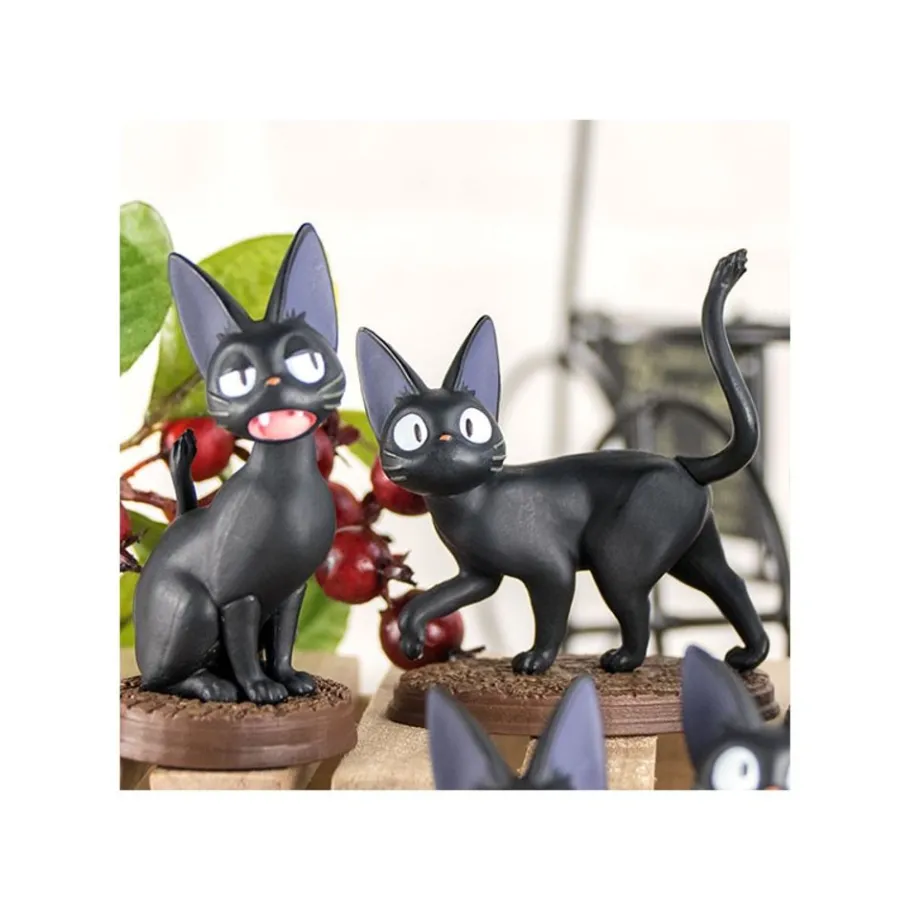 Maison Ghibli Collection Jiji Assorted 6 Figurines - Kiki'S Delivery Service Best