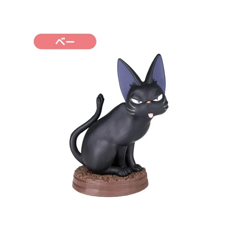 Maison Ghibli Collection Jiji Assorted 6 Figurines - Kiki'S Delivery Service Best