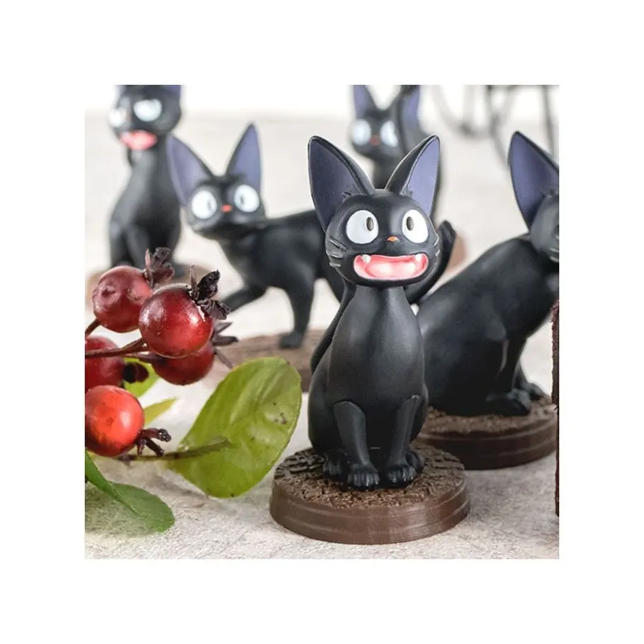 Maison Ghibli Collection Jiji Assorted 6 Figurines - Kiki'S Delivery Service Best