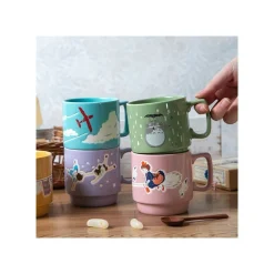 Maison Ghibli Coloful Embossed Mug Laundry Day - Howl'S Moving Castle Hot