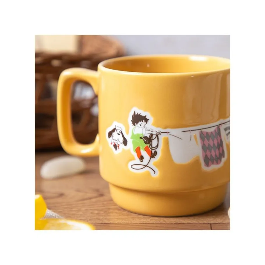 Maison Ghibli Coloful Embossed Mug Laundry Day - Howl'S Moving Castle Hot