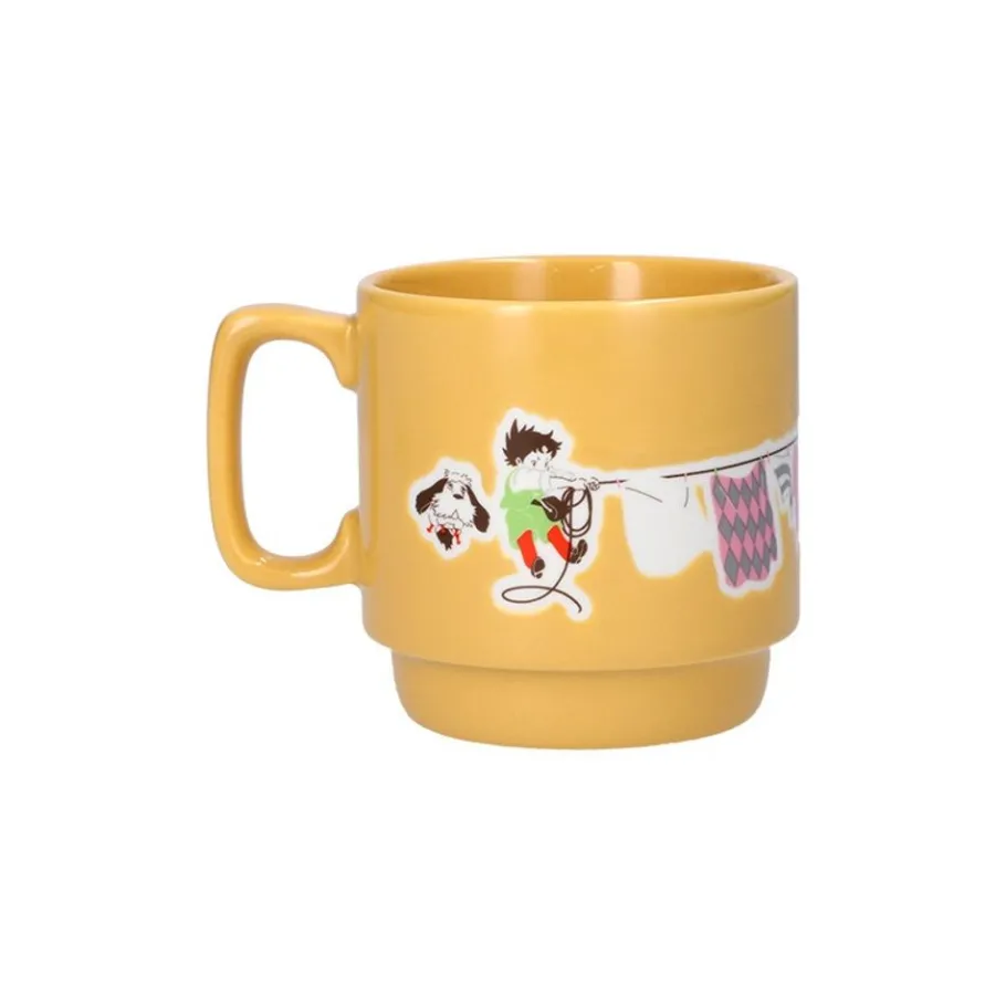 Maison Ghibli Coloful Embossed Mug Laundry Day - Howl'S Moving Castle Hot