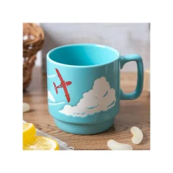Maison Ghibli Coloful Embossed Mug Savoia - Porco Rosso Best