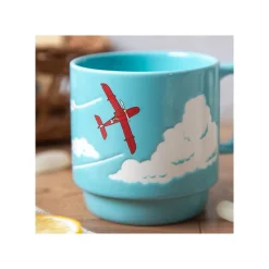 Maison Ghibli Coloful Embossed Mug Savoia - Porco Rosso Best