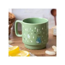 Maison Ghibli Coloful Embossed Mug Totoro Holding Umbrella - My Neighbor Totoro Best