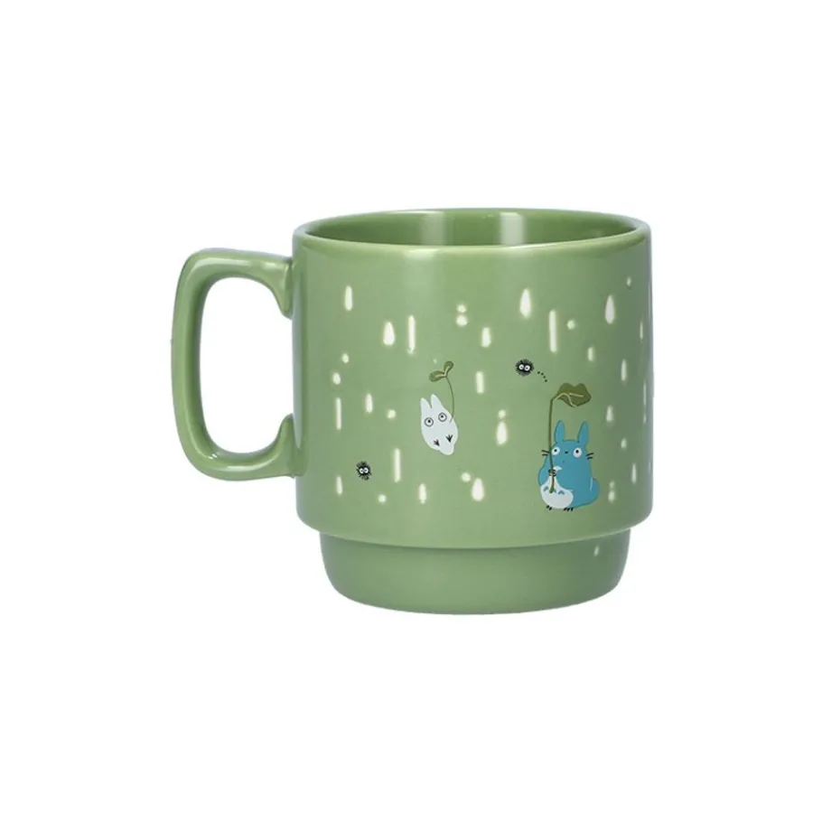 Maison Ghibli Coloful Embossed Mug Totoro Holding Umbrella - My Neighbor Totoro Best