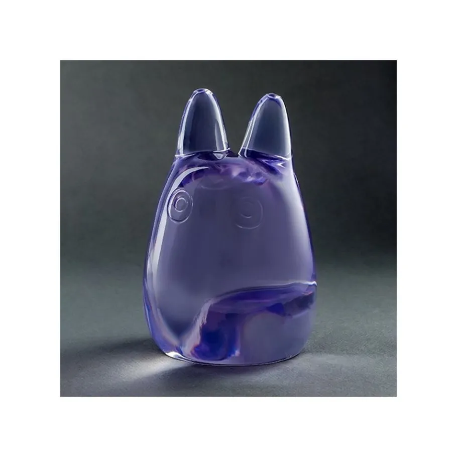 Maison Ghibli Crystal Figurine Transparent Small Totoro Purple - My Neighbor Totoro Outlet
