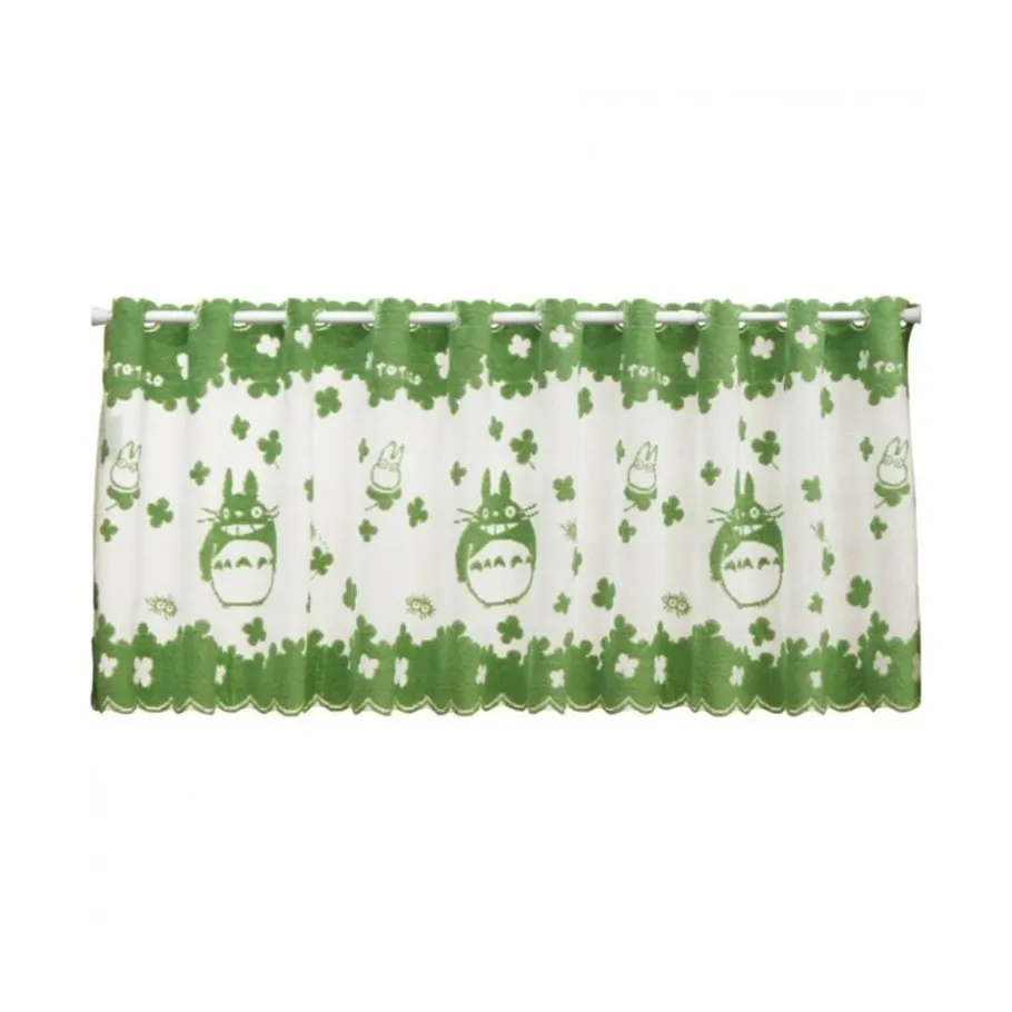Maison Ghibli Curtains Totoro Clovers - My Neighbor Totoro Hot
