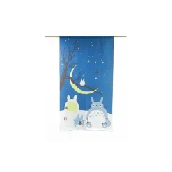 Maison Ghibli Curtains Totoro Winter Sky - My Neighbor Totoro Discount
