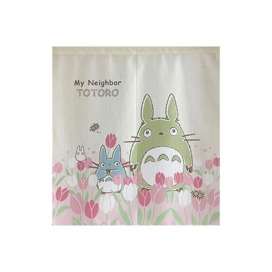 Maison Ghibli Curtains Tulips Totoro - My Neighbor Totoro Online