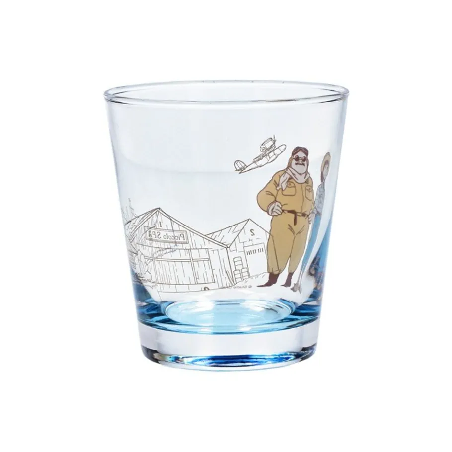 Maison Ghibli Decorated Glass Marco & Fio - Porco Rosso Sale