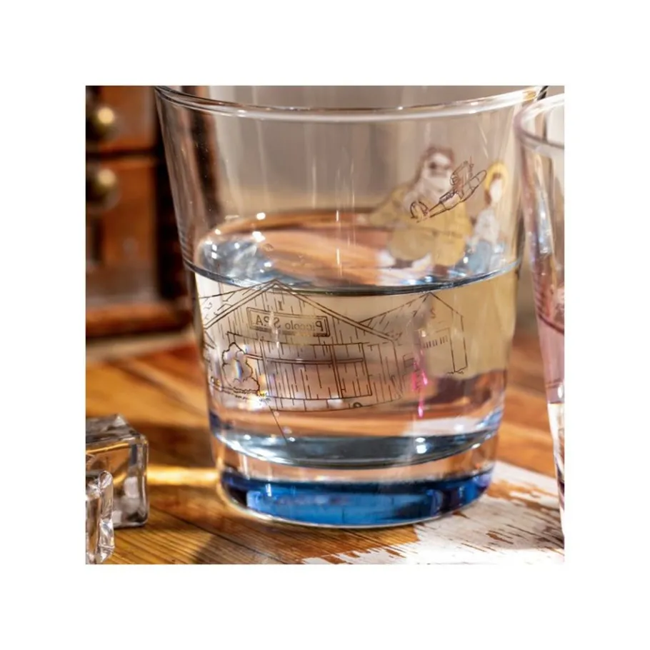 Maison Ghibli Decorated Glass Marco & Fio - Porco Rosso Sale