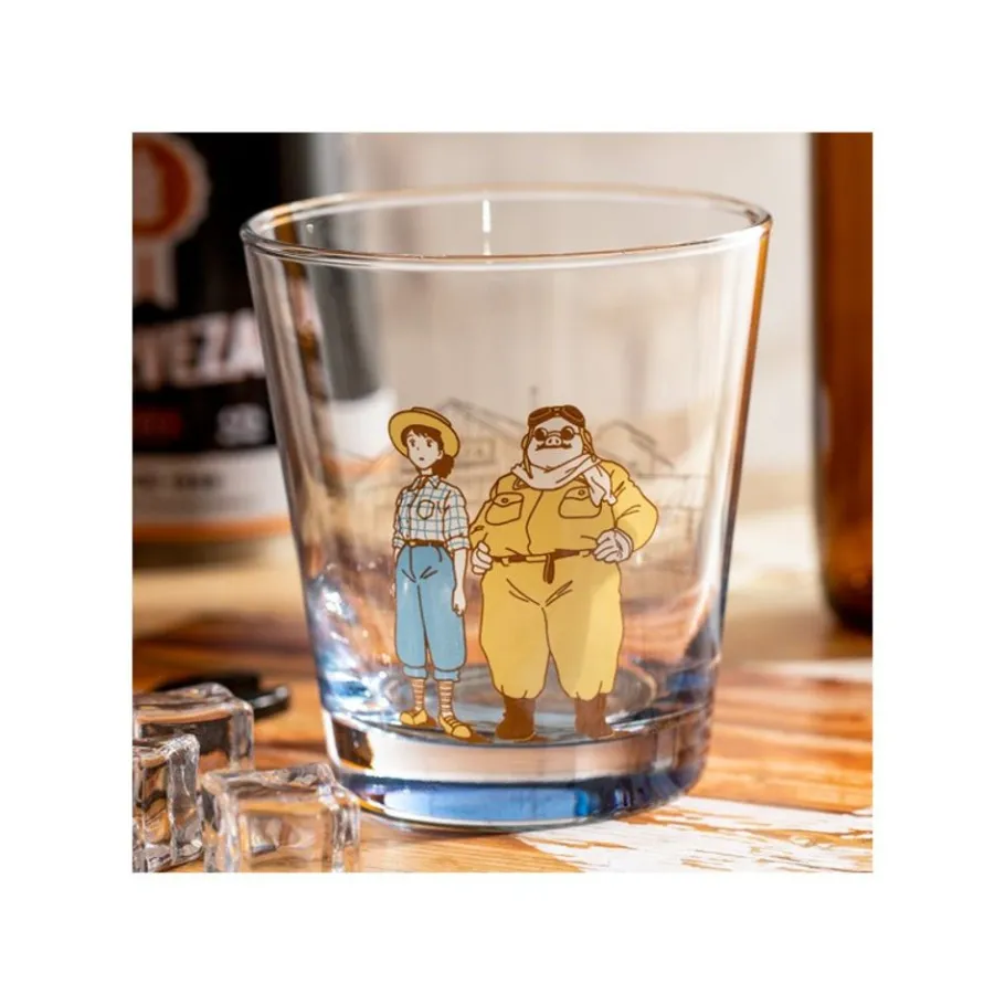 Maison Ghibli Decorated Glass Marco & Fio - Porco Rosso Sale